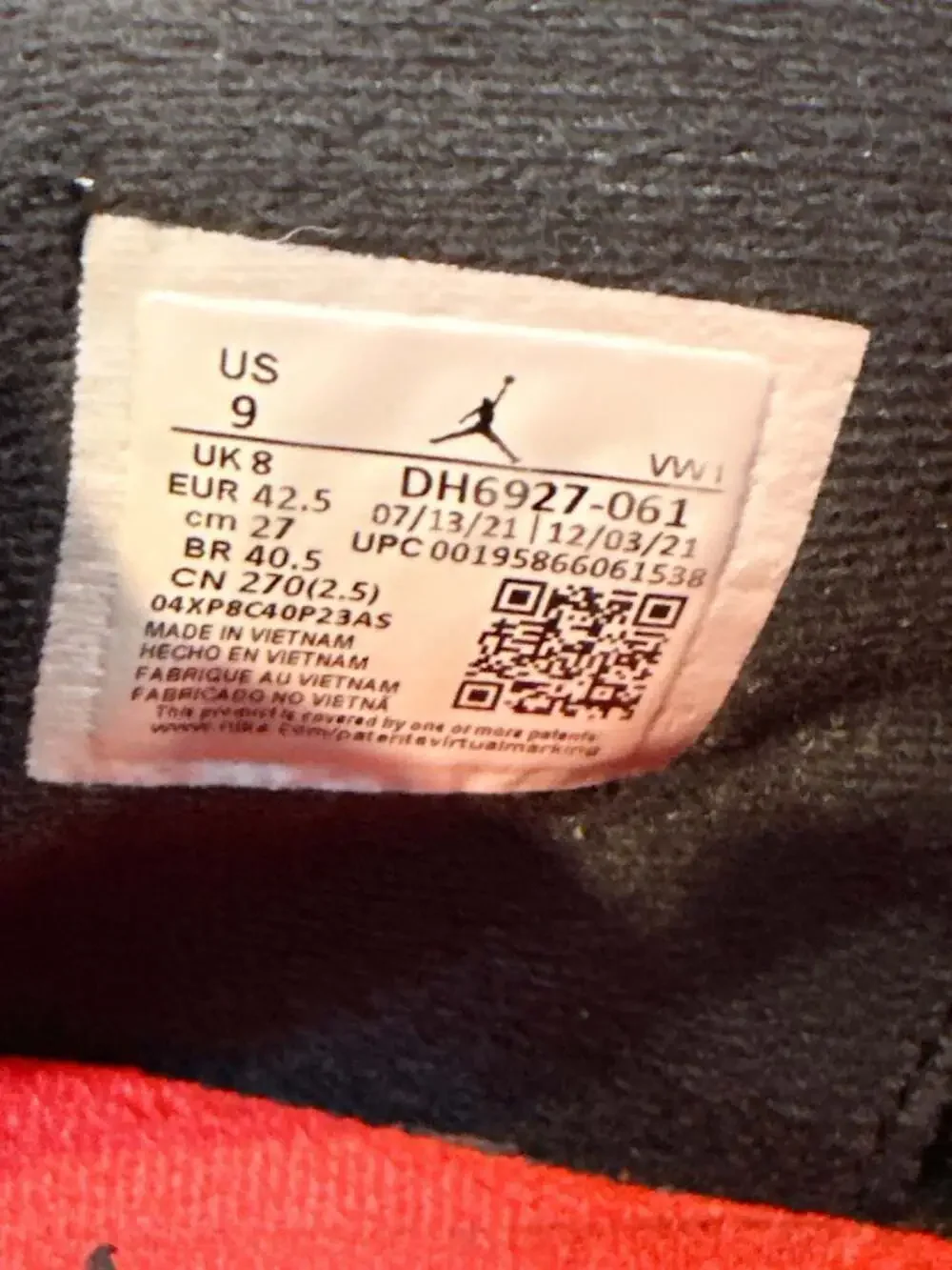 Nike Air Jordan 4 Retro 'Infrared' Dark Grey / Infrared 23 - 9M